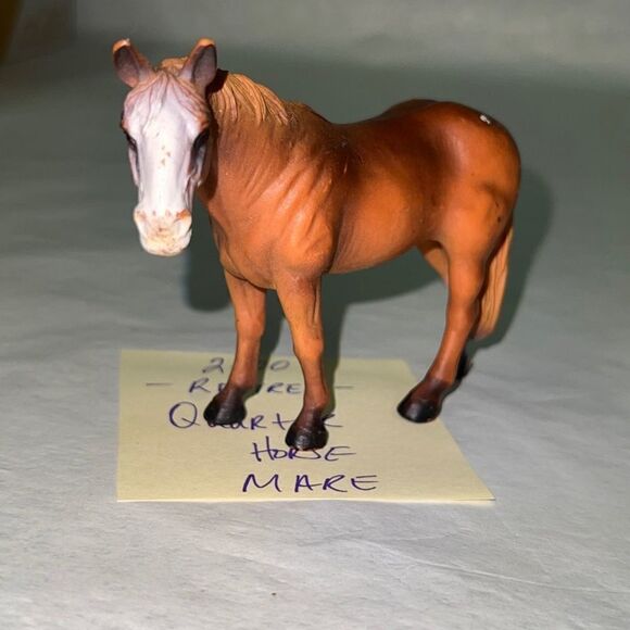 Schleich Brown QUARTER HORSE MARE - Animal figure 2000 Retired 13251 - Picture 4 of 4